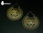 Preview: bohemian Material: met bohemian earrings sacred geometry, boho, dreadlock jewelry, earrings for dreadheads, festival jewelry, jewelry for hippie, hip jewelry, native jewelry, indian jewelry, gypsy jewelry, goa jewelry, gypsy earrings, goa earrings